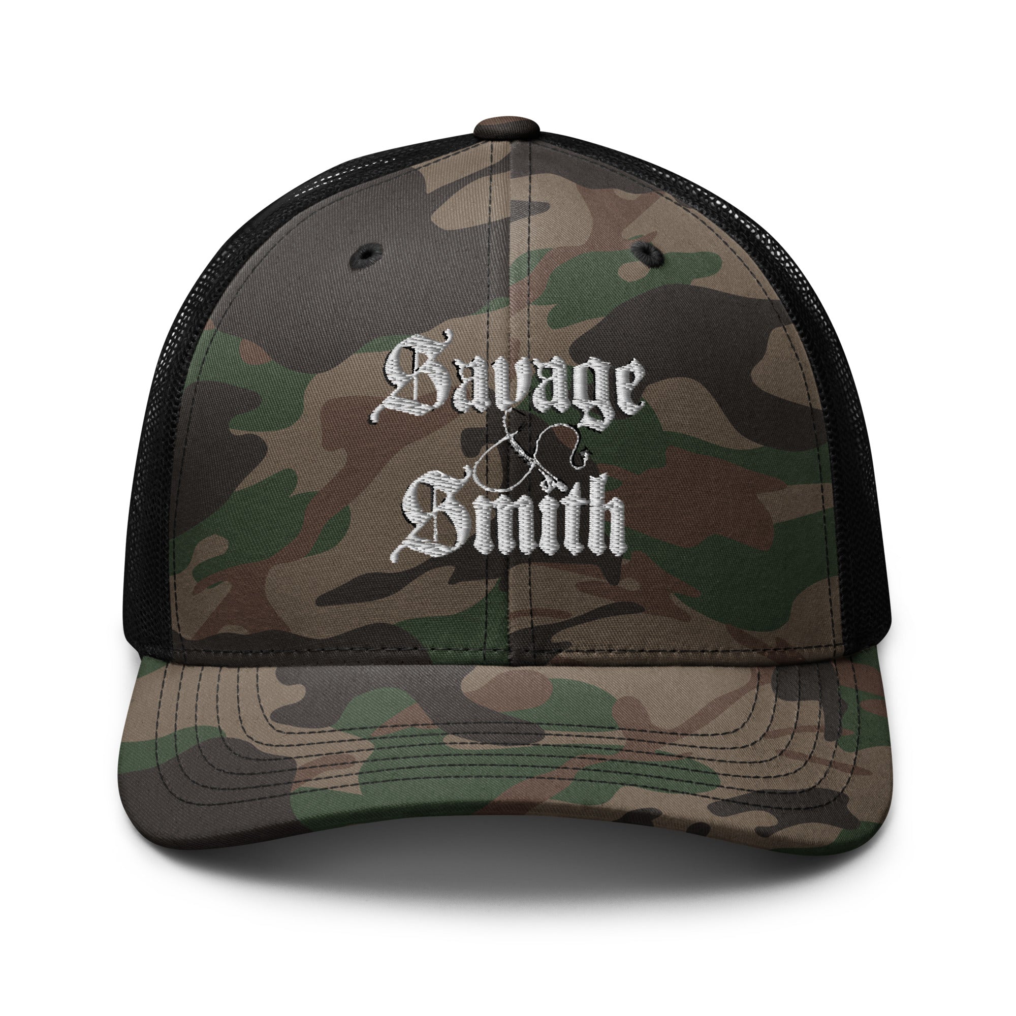 帽子 Reflect Camo Drowcode hat [olive] Camo Logo Trucker Hat — Fall Obsession